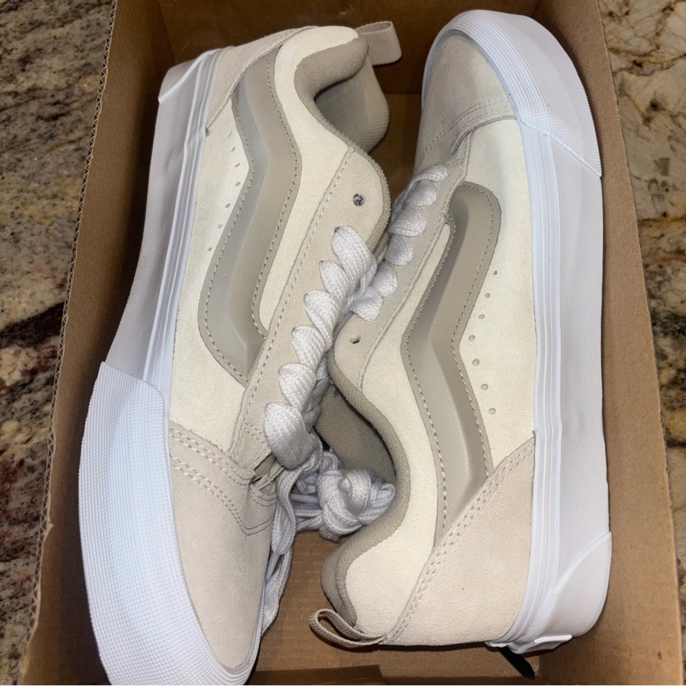 Vans White and Gray Sneakers NIB - Picture 2 of 5
